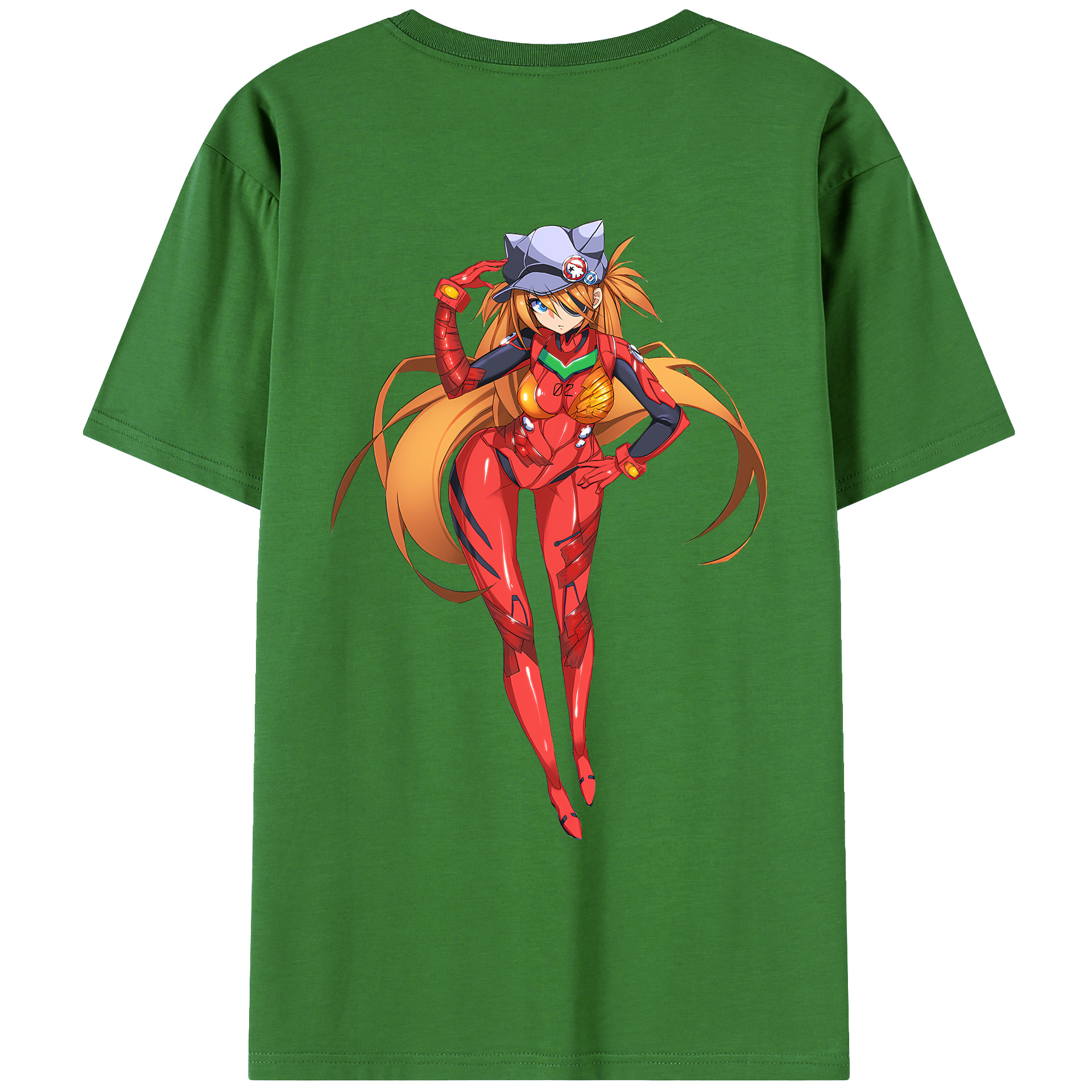 （画像用） EVA 新世紀エヴァンゲリオン レディース半袖Tシャツ(バックプリント)